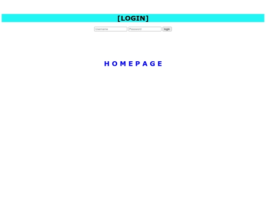 LOGIN screenshot