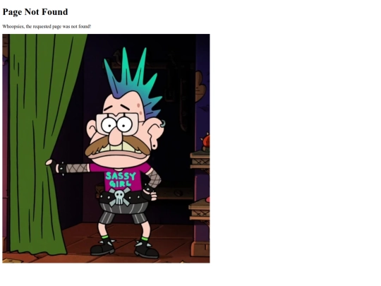 not_found screenshot