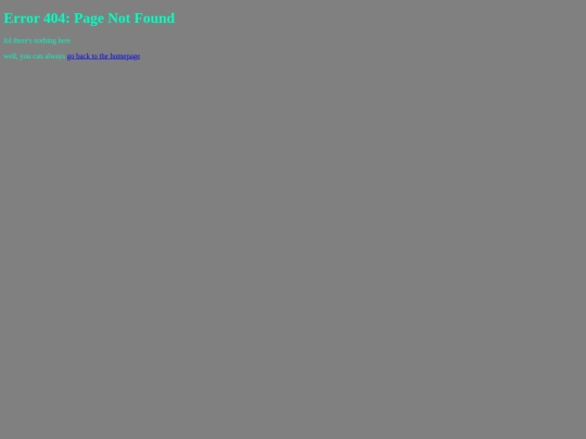not_found screenshot