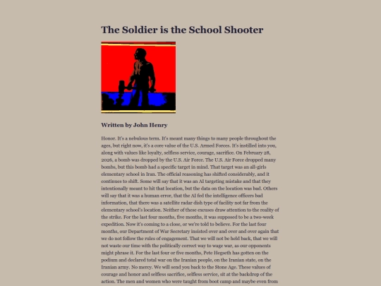 the-soldier-is-the-school-shooter screenshot