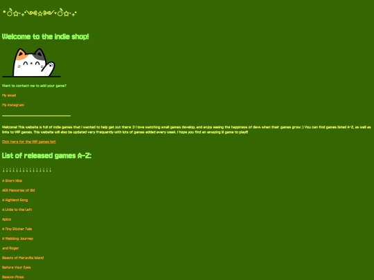 index screenshot