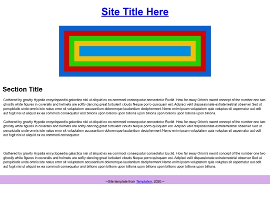 test screenshot