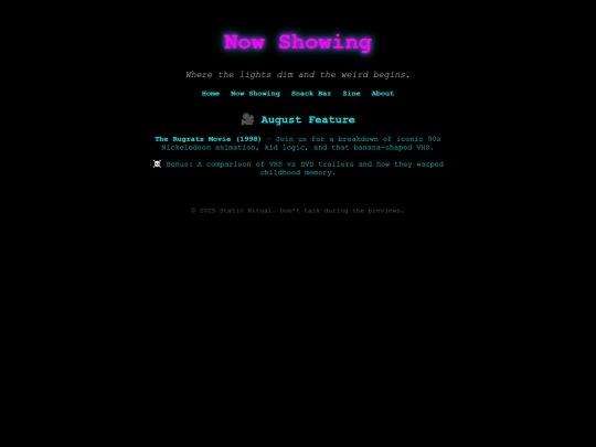 nowshowing screenshot