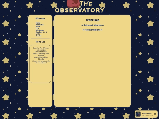 links screenshot