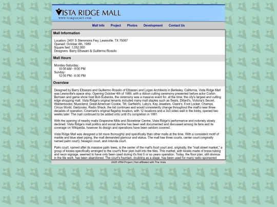 vistaridge screenshot