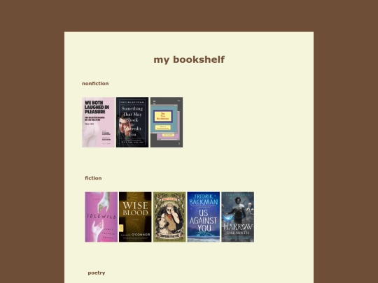 bookshelf screenshot