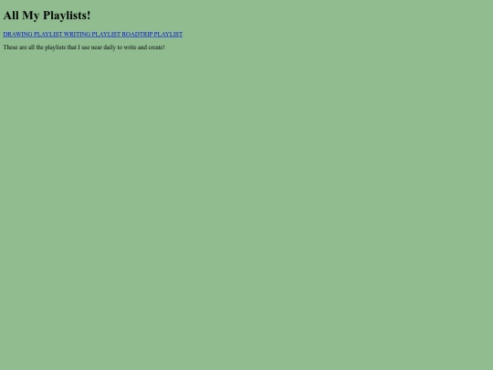 Playlist screenshot