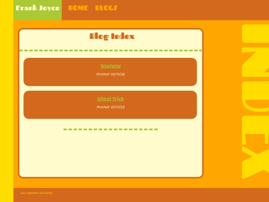 blogindex screenshot
