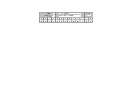 hangman screenshot