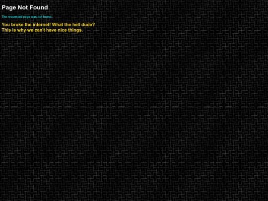 not_found screenshot