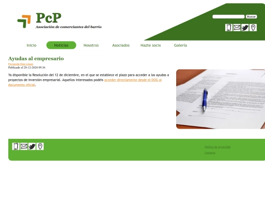 Web HTML/newayuda screenshot