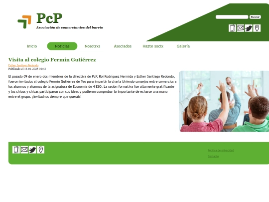 Web HTML/newcolegio screenshot