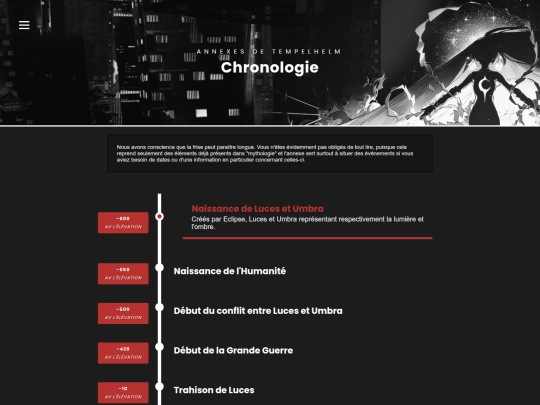 Darkenveil/chronologia screenshot