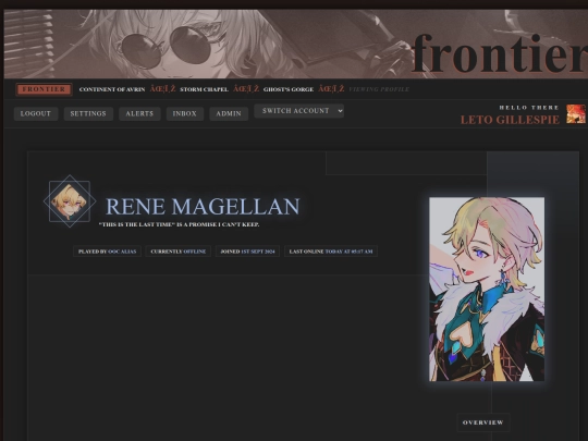 Miraverium PBF/Templates Jcink/MIRAVERIUM.Main Profile/MIRAVERIUM.MainProfile screenshot