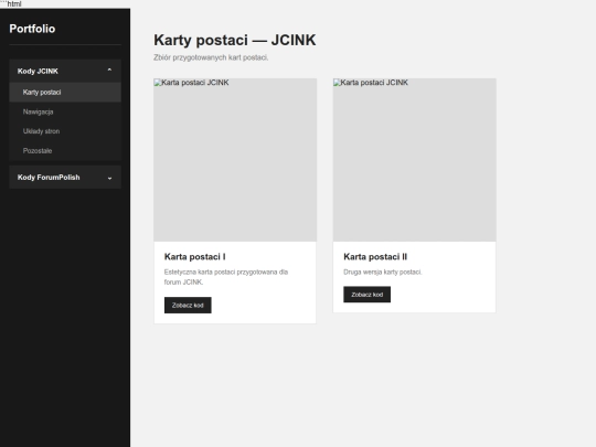 PORTFOLIO screenshot