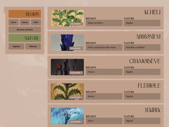 asteria/mineraux screenshot