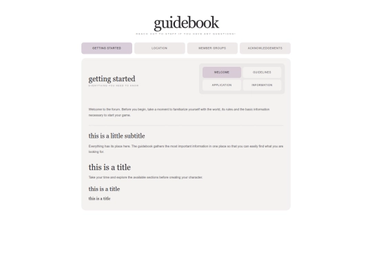 guidebook collection screenshot