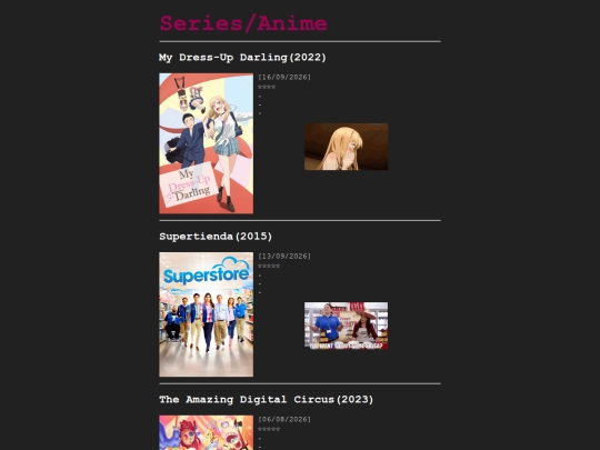 series screenshot