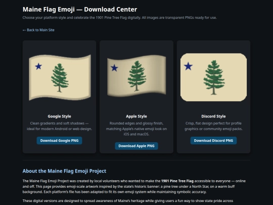 maine-flag-emoji screenshot