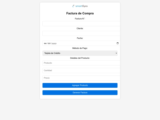 facturas screenshot