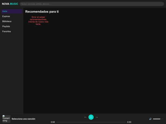 windex/novamusic/index screenshot