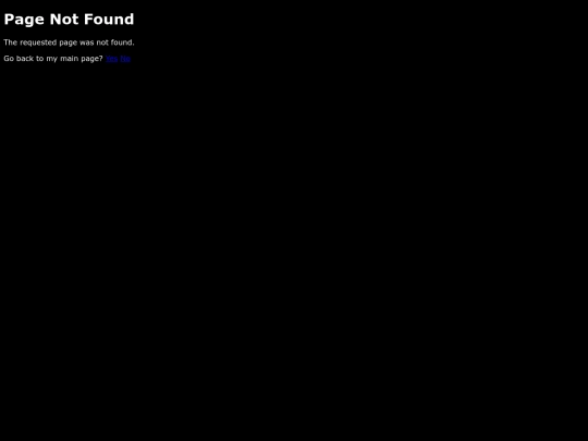 not_found screenshot
