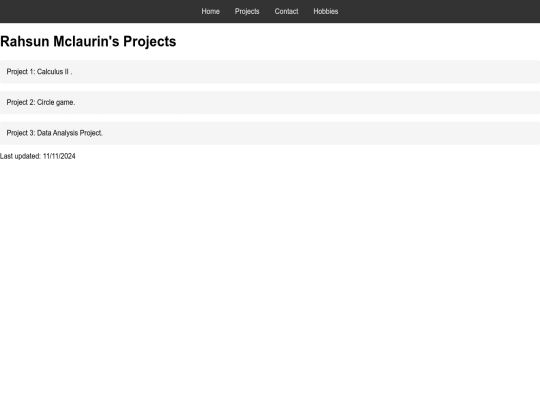 projectpage screenshot