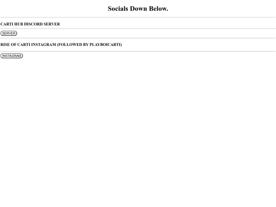 socials screenshot
