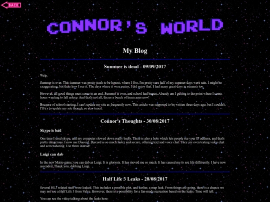 blog screenshot