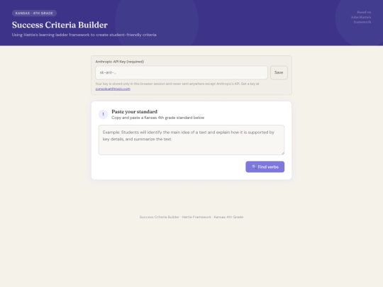 success_criteria_builder screenshot