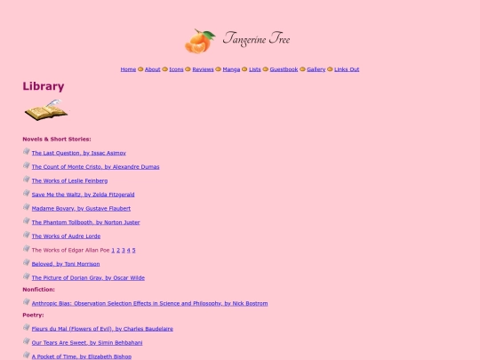 library screenshot
