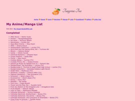 mangalist screenshot