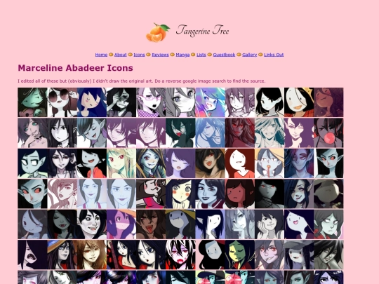 marcelineicons screenshot
