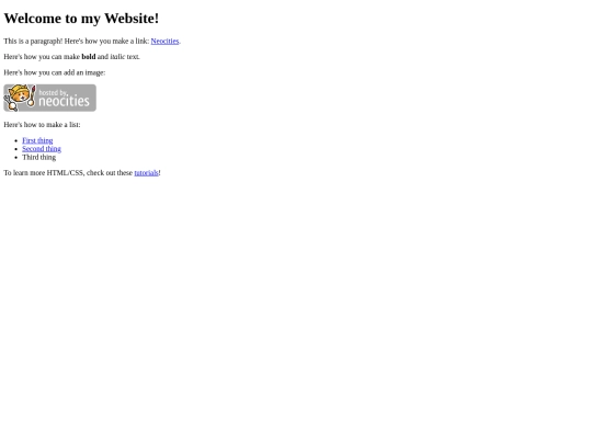 index screenshot
