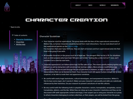 character-creation screenshot