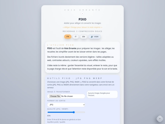 pixo screenshot