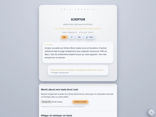 scriptor screenshot