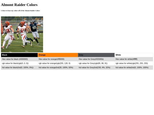 Colors screenshot