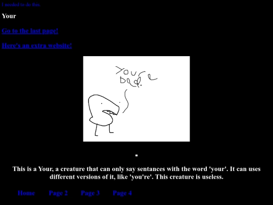 Creature page 1 screenshot