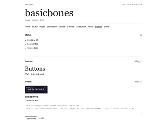 buttons screenshot