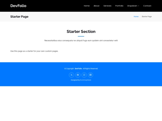 starter-page screenshot