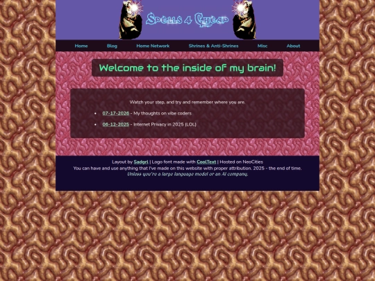 blog screenshot