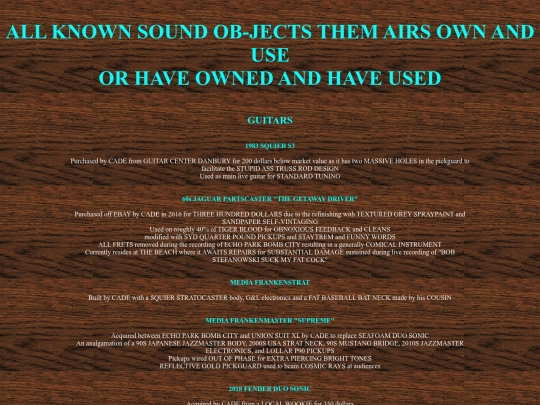 objects screenshot