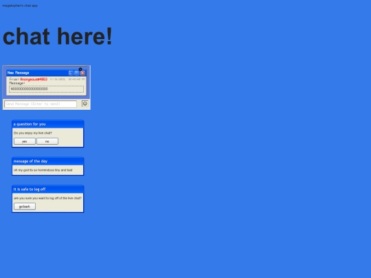 chat screenshot