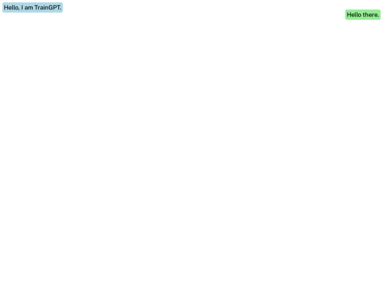 chat/traingptch screenshot