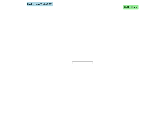 chat/traingptfr screenshot