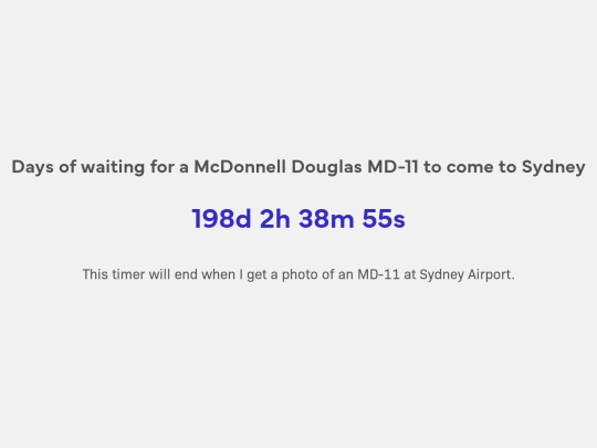 days-since/md11 screenshot