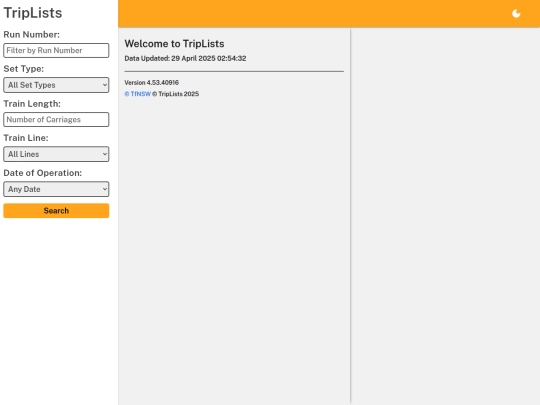 triplists/drvconcept/initialrelease screenshot