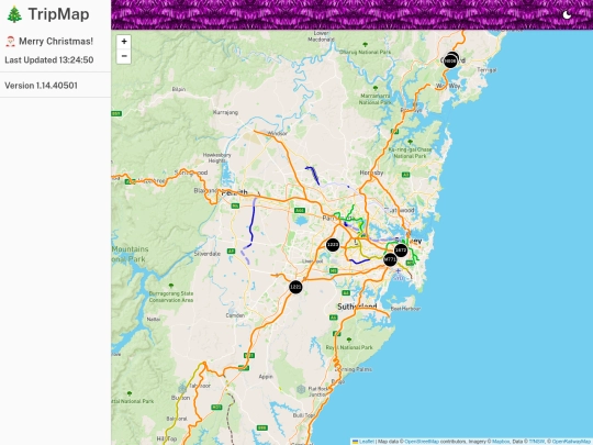 tripmap/christmas24 screenshot