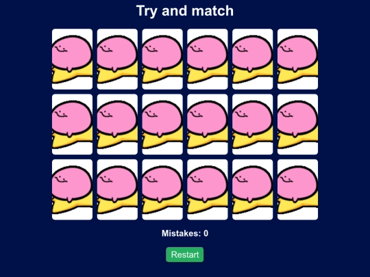 tryandmatch screenshot